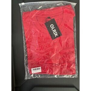 OLRIK Men’s Red T-Shirt L NWT